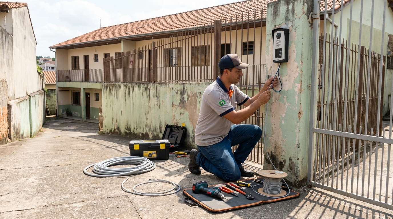 Instalação de porteiro eletrônico em Natal‑RN