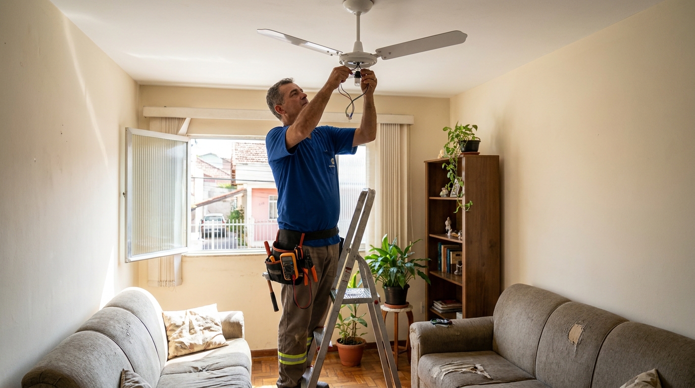 Montagem de Ventilador em Natal‑RN